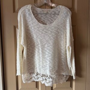 It's Our Time Cream Knit Sweater